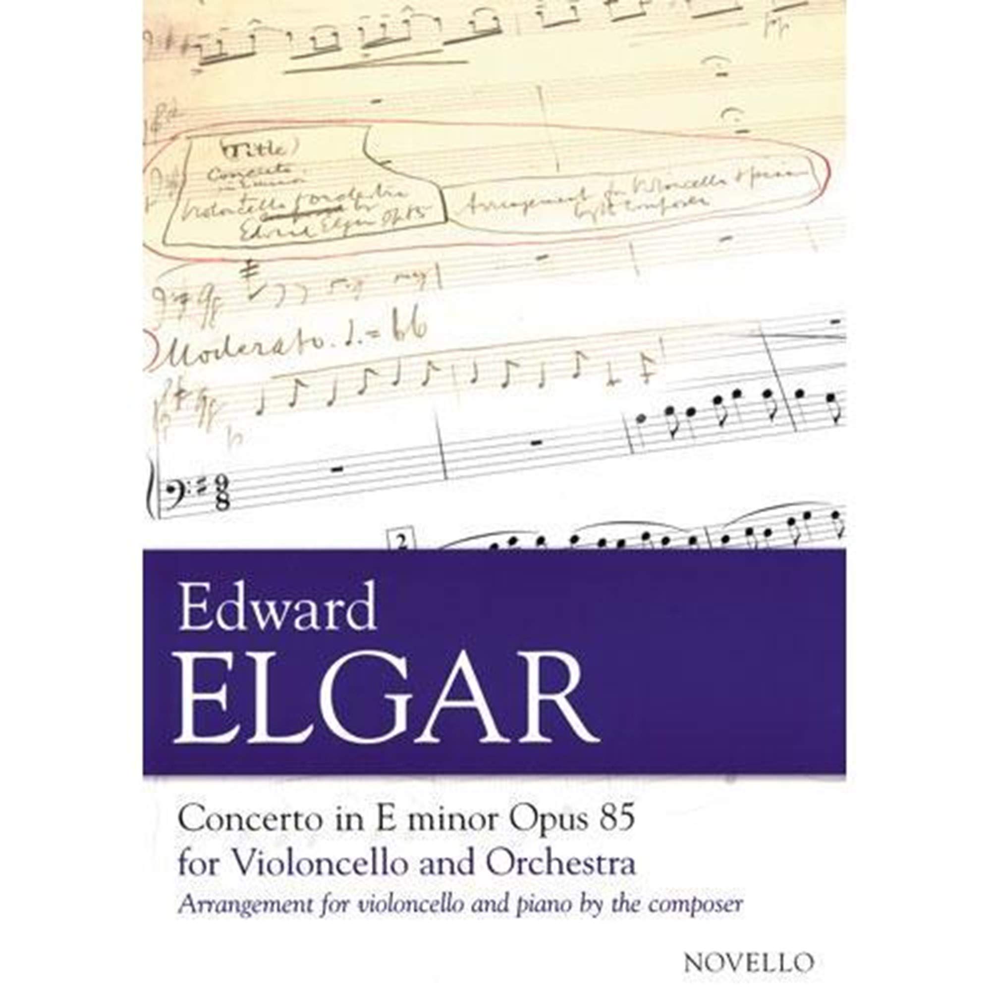 Concerto in E Minor, Op. 85 for Violoncello and Orchestra: Arranged for Cello and Piano