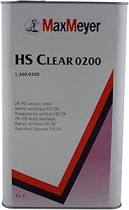 Max Meyer 0200 Maxiclear HS Lacquer 2K Clear Coat Car Lacquer 5 Litre ...