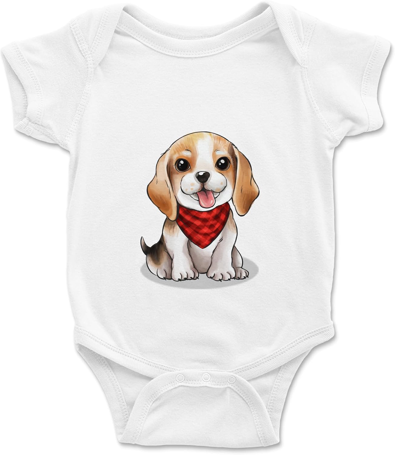 Gossby Personalized Baby Onesie - Custom Baby Boy, Girl Bodysuit With Dog - Gift For Her, Him - Newborn Baby Girl, Boy Gifts