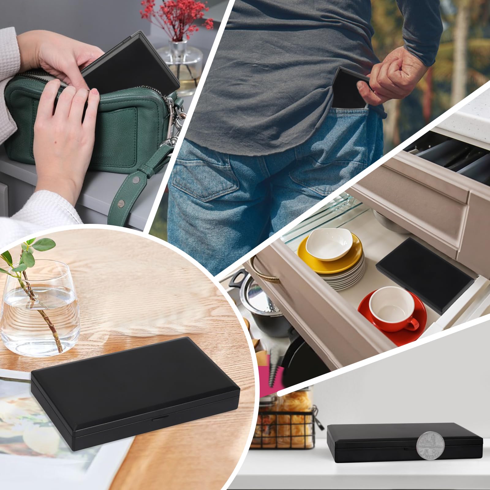 Balance numérique de poche 200 g Précision 0,01 g Mini balance numérique en grammes, petite balance alimentaire, pour bijoux, grains d'onces avec poids d'étalonnage de 100 g (Noir)