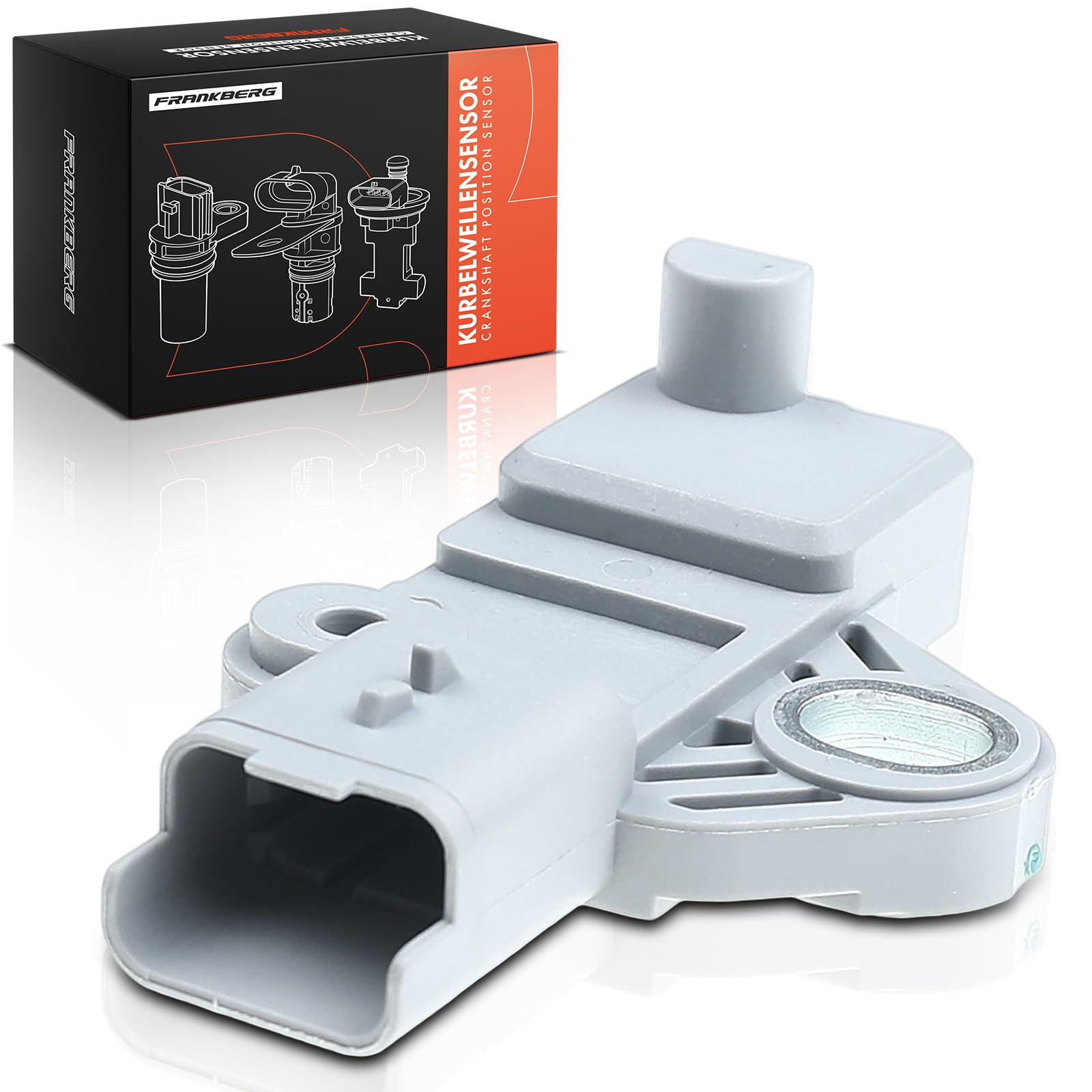 Frankberg Sensore Albero Motore 3 Poli Con Cavo - Compatibile Con Fiat Tipo, Tempra, Dedra, Delta - Sostituisce 60603937, SEN8I3 - 2