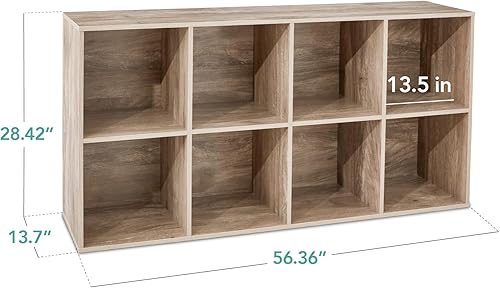 Miniatura 168 de Best Choice Products - Organizador de almacenamiento de 6 cubos, apertura de 13.5 pulgadas, estantería, estante de exhibición, personalizable con 3