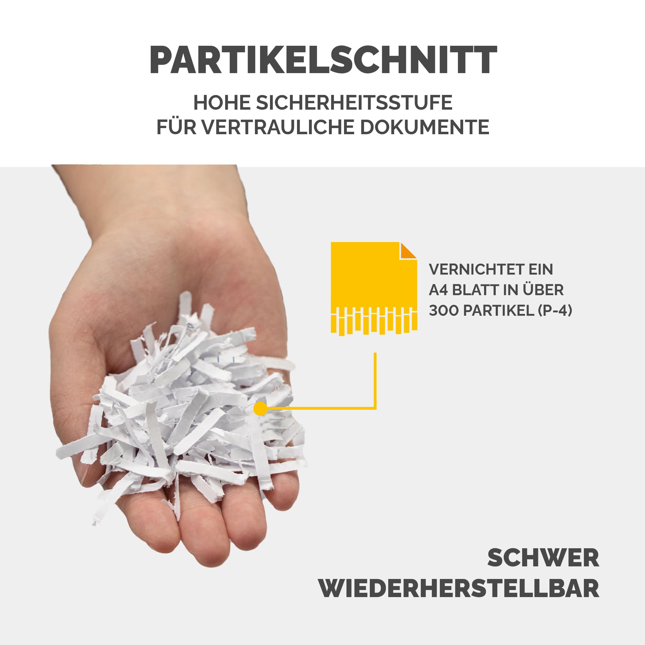 Fellowes Aktenvernichter LX65 Premium Bundle mit Öl, Papierschredder, 12-Blatt-Partikelschnitt, Aktenvernichter P4, Schredder für Büro und Homeoffice, 19L Papierkorb, verarbeitet Kreditkarten, Schwarz