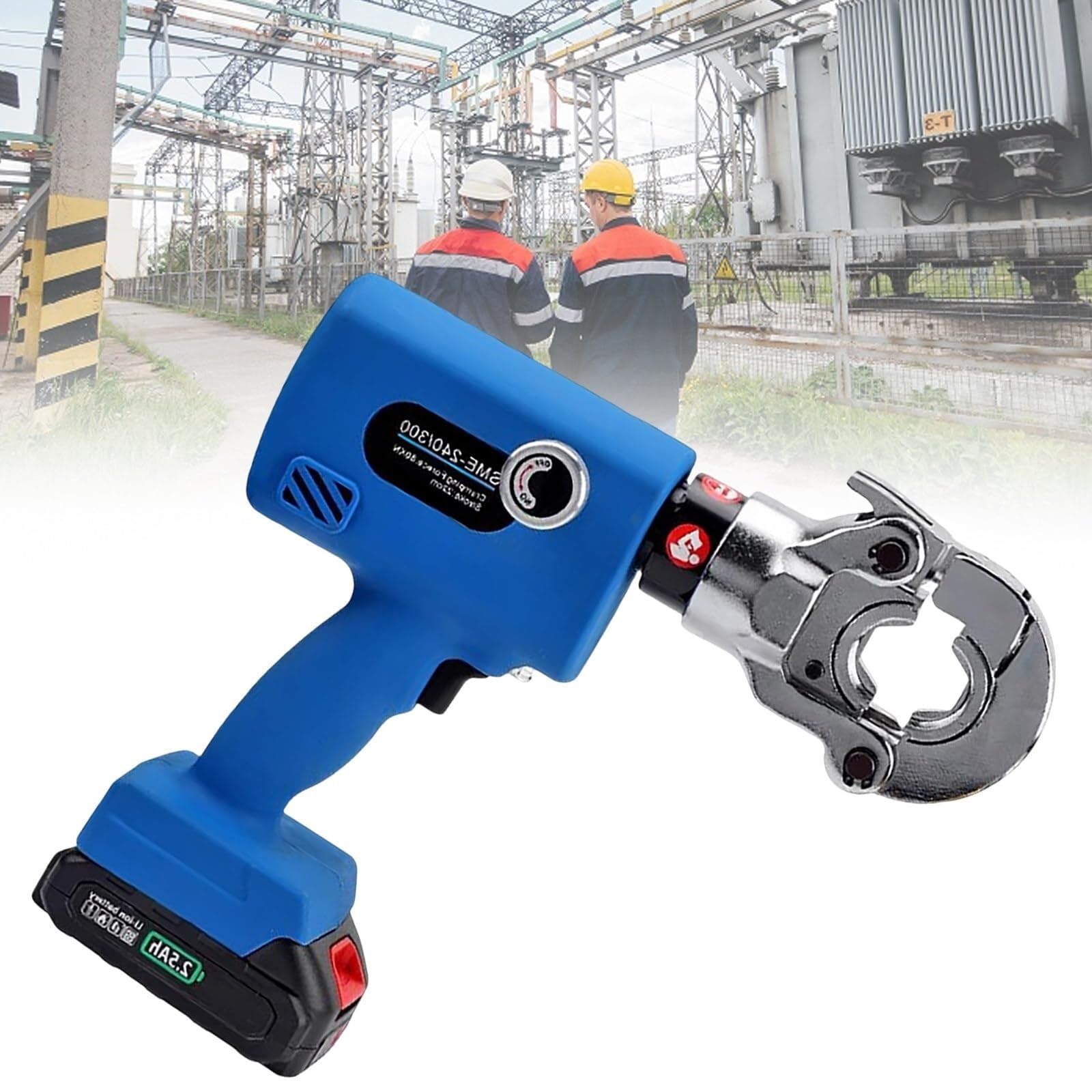 Pince à sertir hydraulique électrique 80 KN pour borne 16-300 mm²