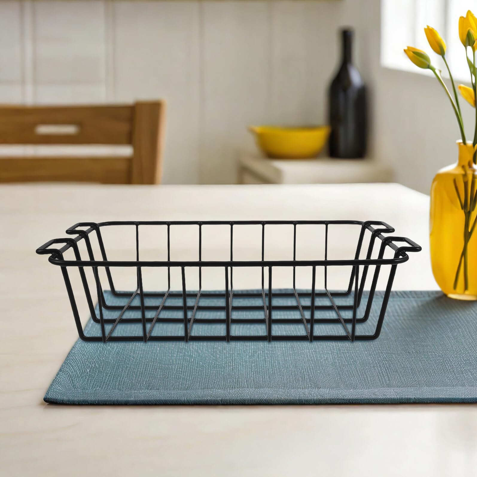 Cesta Metálica Organizadora Resistente para Nevera Caja Térmica Bandeja Insertable para Alimentos y Bebidas Almacenamiento Versátil para Camping Picnic y Fiestas