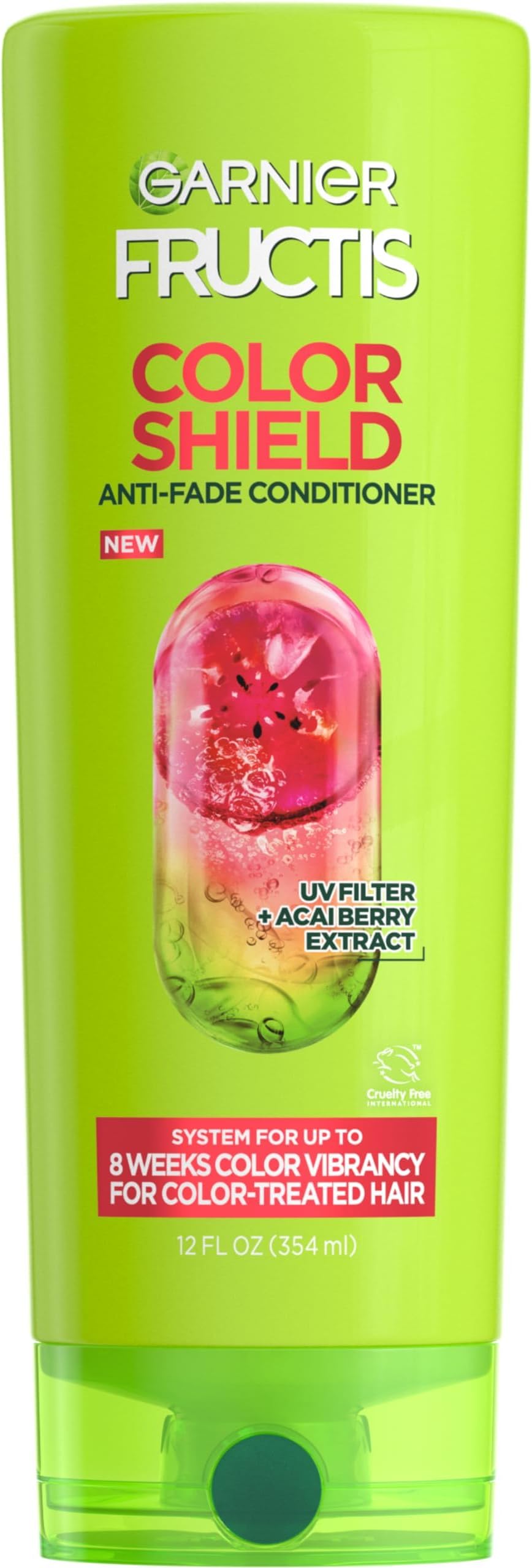 Fructis Color Shield Anti-Fade Conditioner for Color Treated Hair, 12 Fl Oz, 1 Count (Packaging May Vary)