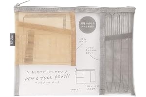 Hobonichi Mesh Pouch: Versatile and Stylish Storage for Pens, Tools, and More