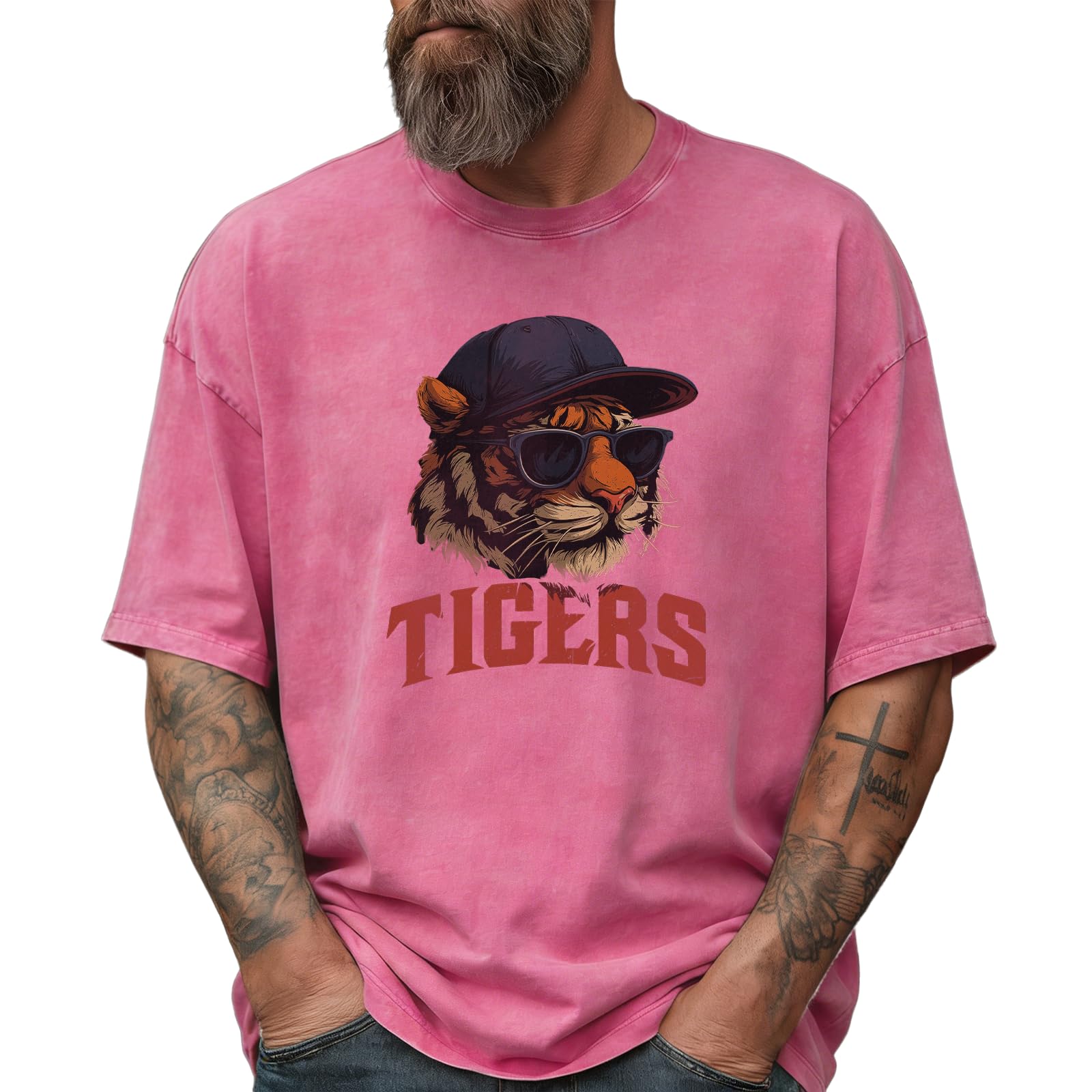 Washed Graphic T-Shirts Men Solid 100 Cotton Big and Tall Crewneck Summer Y2K Breathable Quick Dry Undershirts