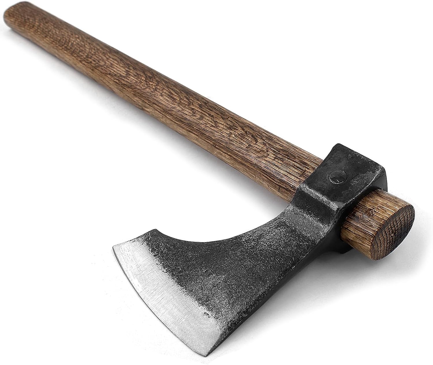 18.9" Throwing Axe, 3 Pack Throwing Axes and Tomahawks with 1065 High Carbon Steel and Beech Wooden Handle, Well Balanced Great for Axe Throw ing Game, Competition and Recreation