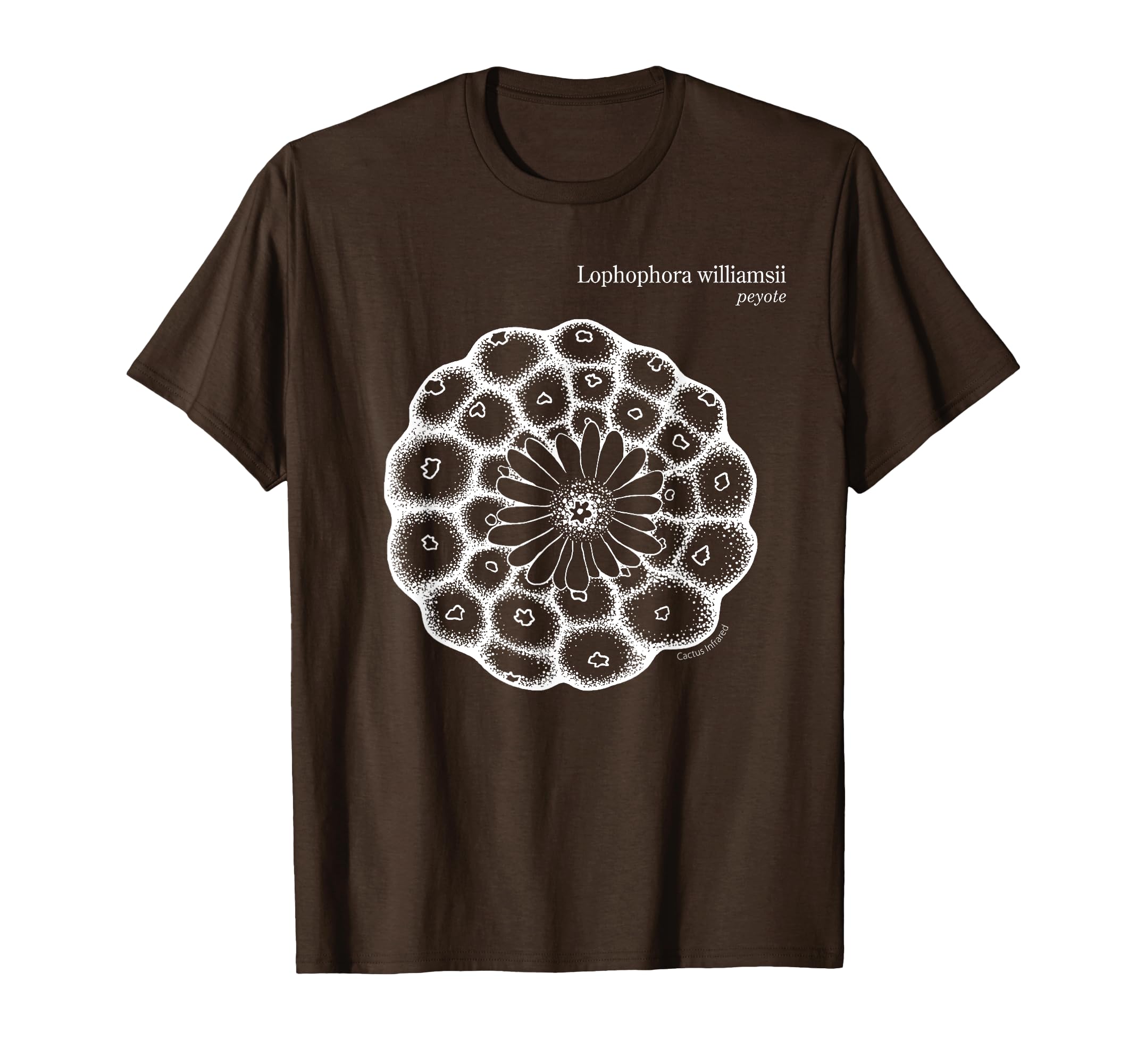 Lophophora williamsii peyote Cactus Infrared succulent T-Shirt