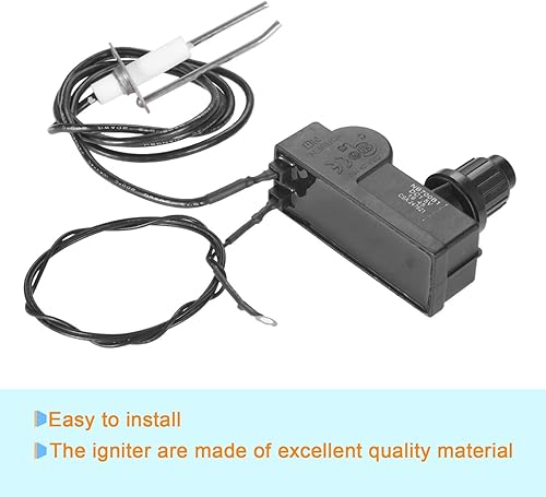 Miniatura 7 de Kit de encendido con botón pulsador para fogata con 2 tomas, cable de tierra para sistema de quemador de gas para fogatas, tipo AAA