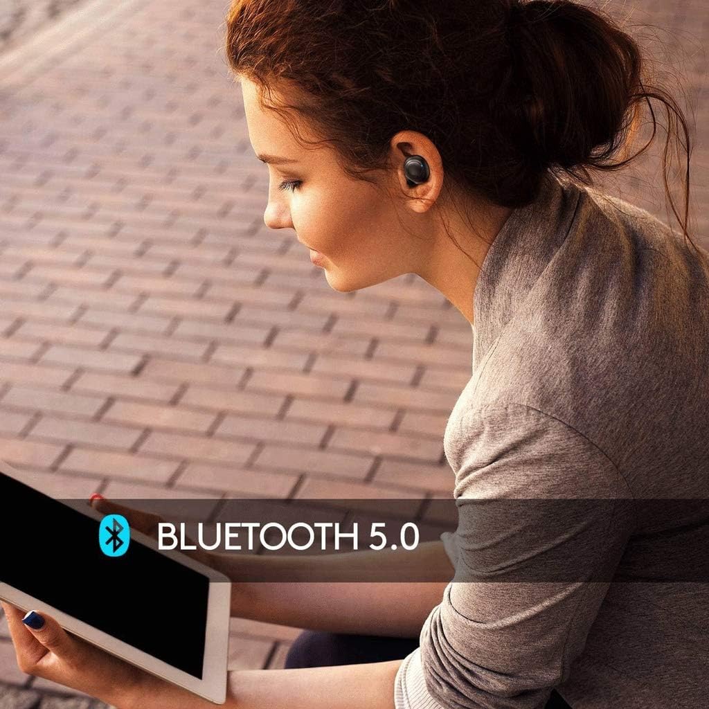 Earbuds, Earbud Headphones in-Ear Headphones with Charging Box,Car Headset for Car,Running,Built-in Microphone