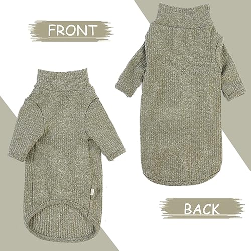 Miniatura 3 de Bonaweite - Suéter de cuello alto sin pelo, transpirable, adorable ropa de camisa para gatos, pijama de gato para Sphynx, Cornish Rex, Devon Rex,