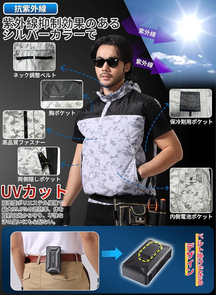 Amazon.co.jp: [Daonaca] 作業服 【42V超高出力 40500mAh大容量