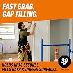 Gorilla Heavy Duty Construction Adhesive, All Weather Indoor & Outdoor, Paintable, Gap Filling, Non-Foaming, 9oz/266mL, Cartridge, White, (Pack of 1)