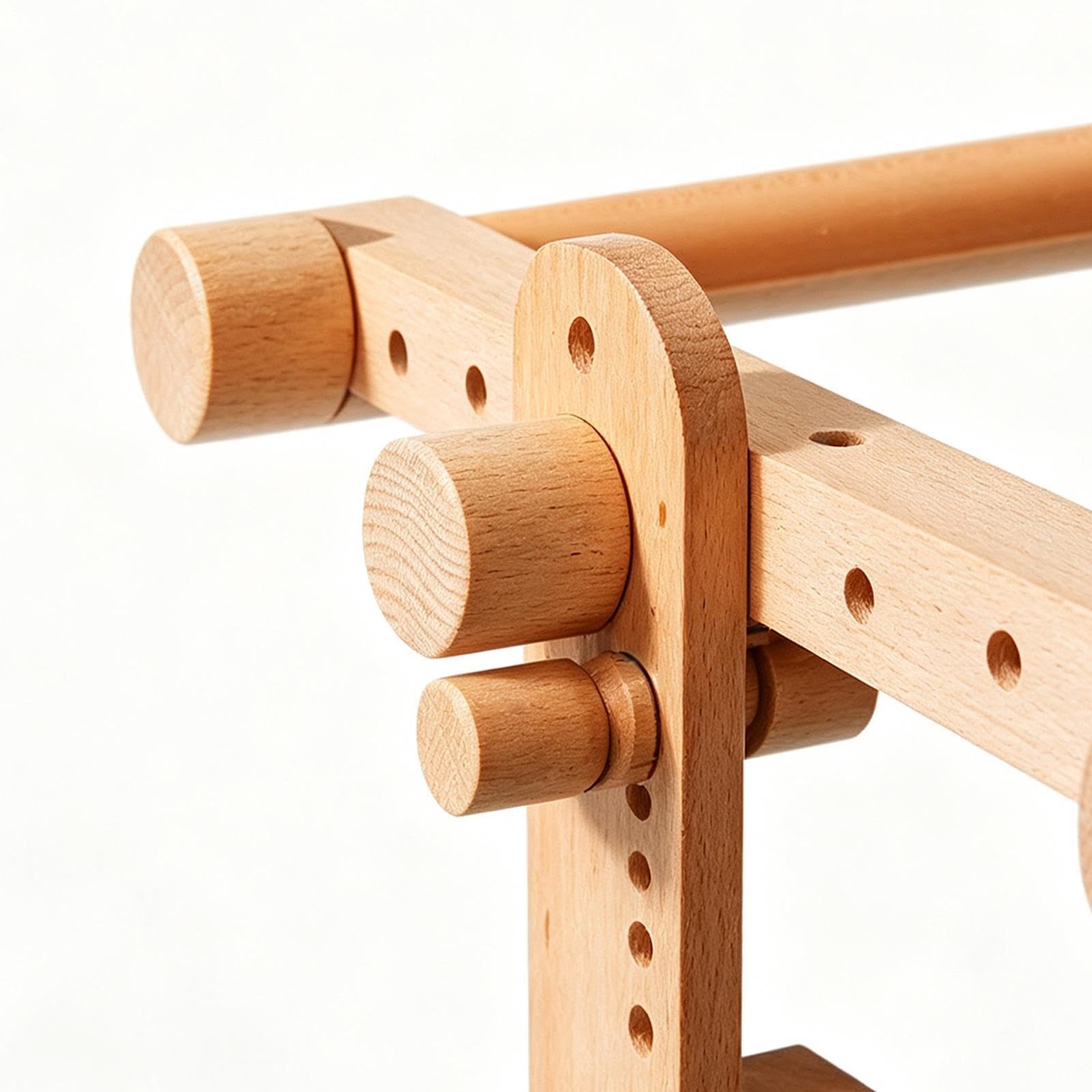Soporte Bastidor De Bordado Madera, ahorrador de espacio, con ángulo | Soporte para Bordado Regalo Cumpleaños y Práctico Esposa, Abuela, Principiante, Experto