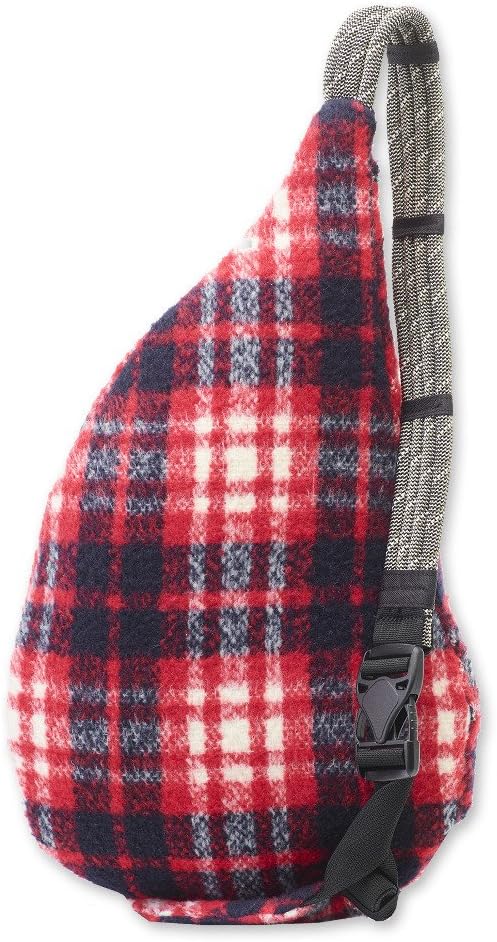 KAVU Plaid Rope Sling Bag Crossbody Backpack with Adjustable Shoulder Strap - Americana Americana One Size