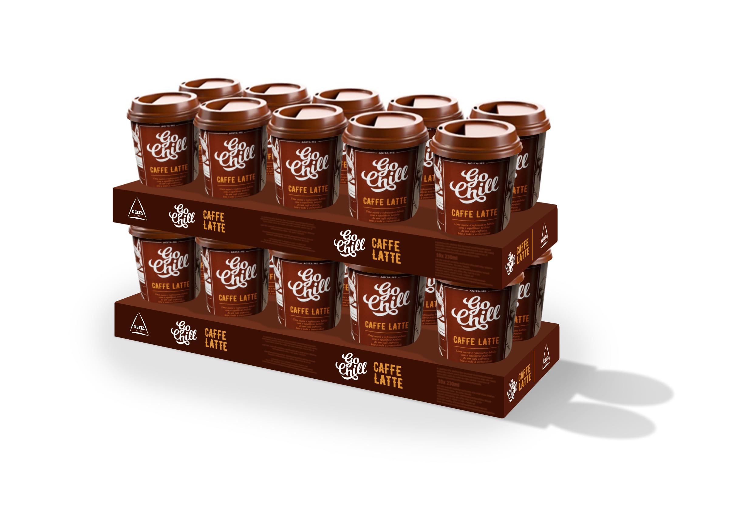 Go Chill Pack Caffe Latte - Café Listo Para Tomar - 20 unidades x 230 ml