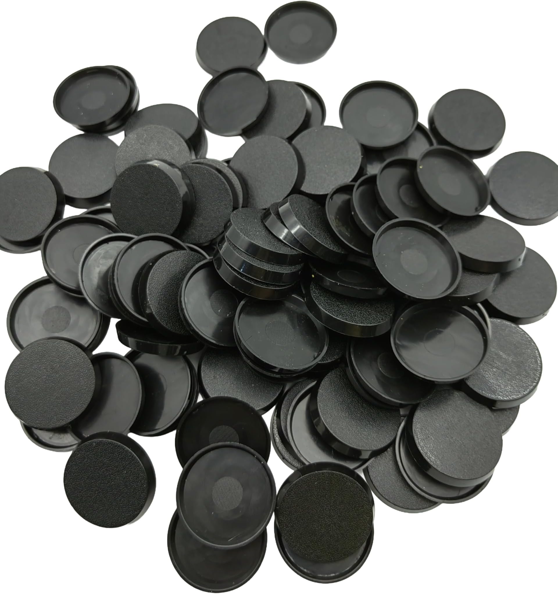 Lot of 100 32mm Round Bases for Warhammer 40k + AoS Games Workshop Wargame Bitz