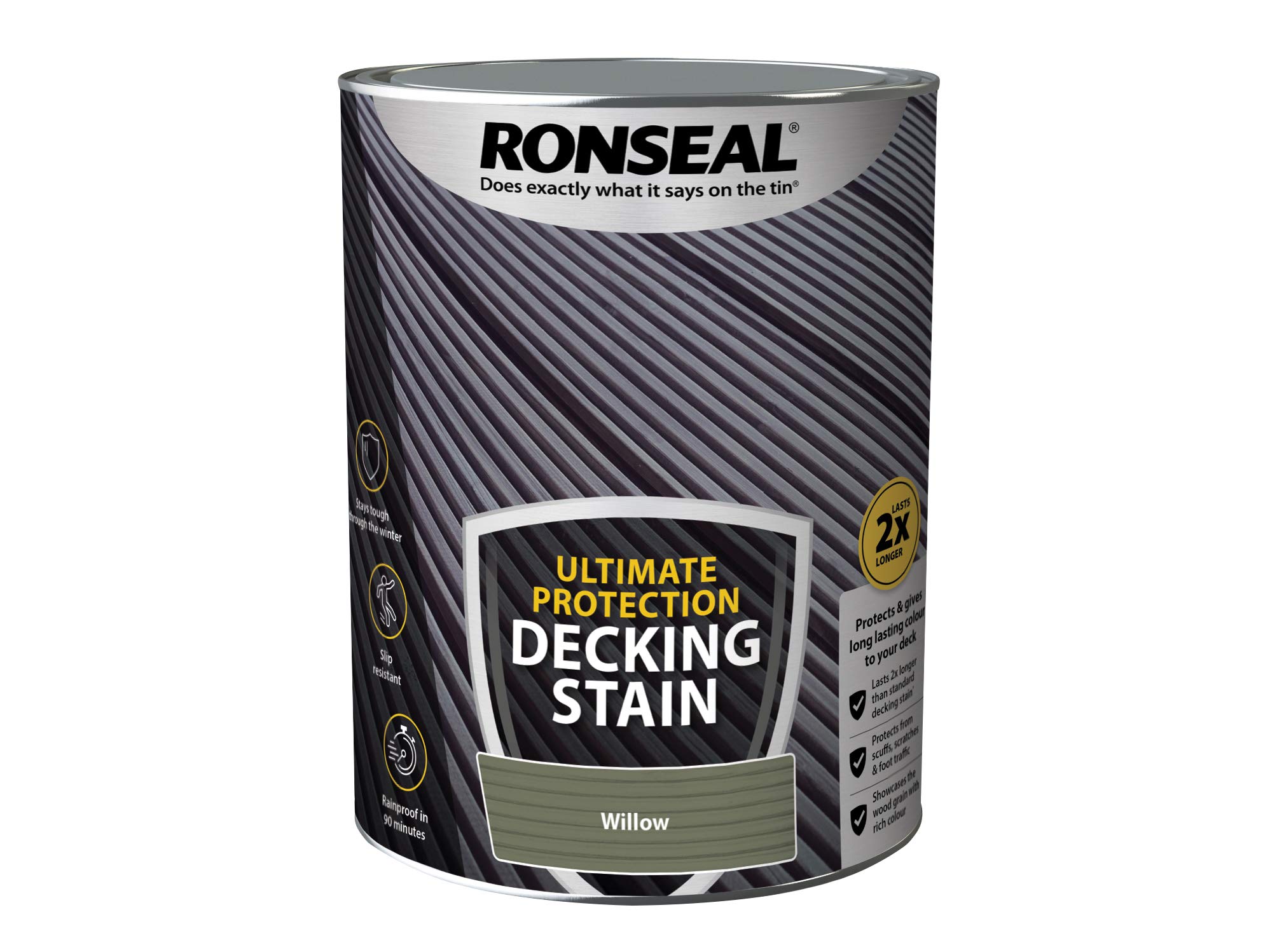 Ronseal - Decking Stain - Ultimate Protection - Willow - 5L