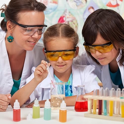 Miniatura 6 de TrelaCo 300 botellas de plástico con cuentagotas a granel de 0.3 fl oz (0.3 fl oz), gotero líquido exprimible para ojos exprimibles con tapas