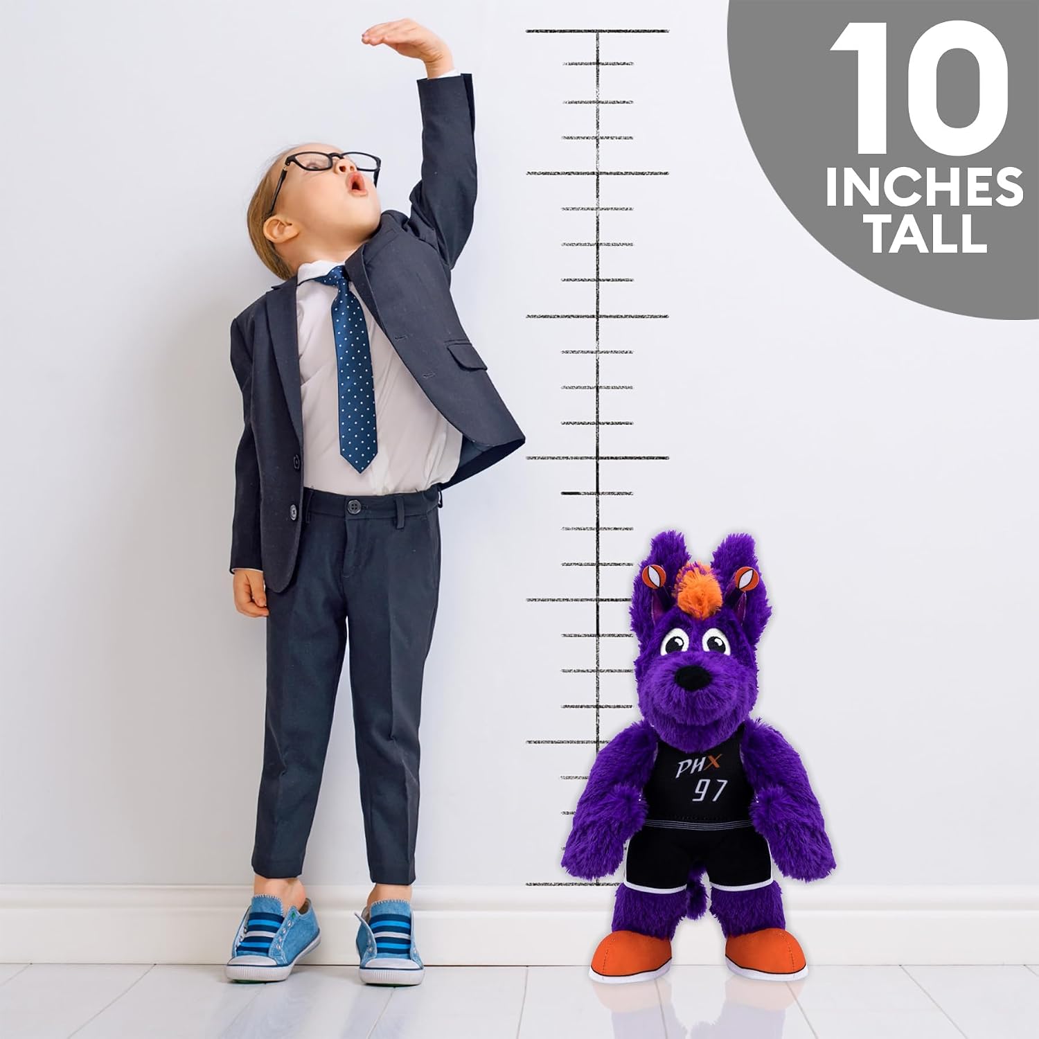 Bleacher Creatures Phoenix Mercury Scorch 10" Mascot Plush Figure - A Mascot for Play or Display