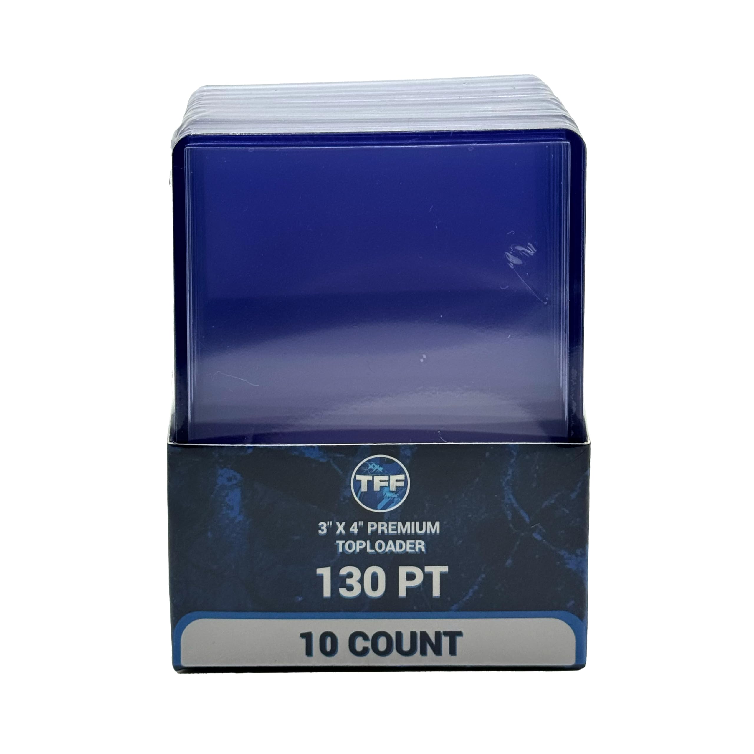 TFF Supplies Premium 130pt Toploaders (10 Pack) โ Ultra Clear Rigid Card Protectors | Acid-Free & Scratch Resistant | Ideal for Standard Cards โ image 1