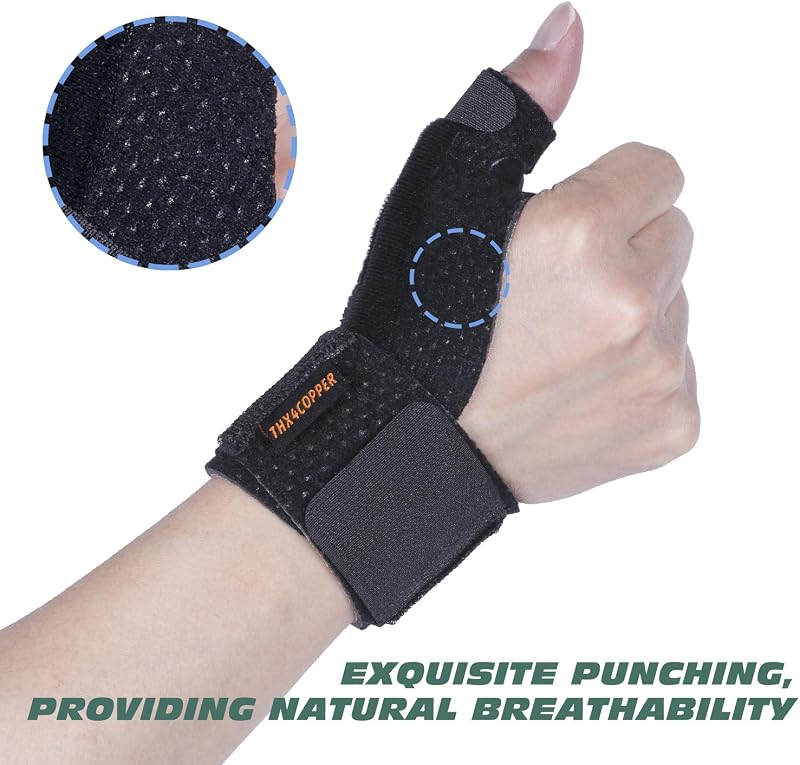 Thx4COPPER Fordítható Hüvelykujj Rögzítő Kompressziós Arthritis Fájdalomcsillapítás SM