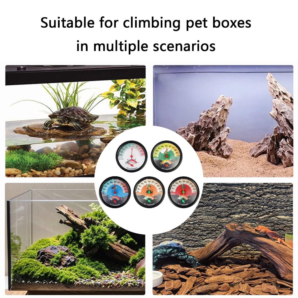 Reptiles Pet Temperature & Monitors High Precisions Sensors Reptiles Hygrometer for Accurate Environmen