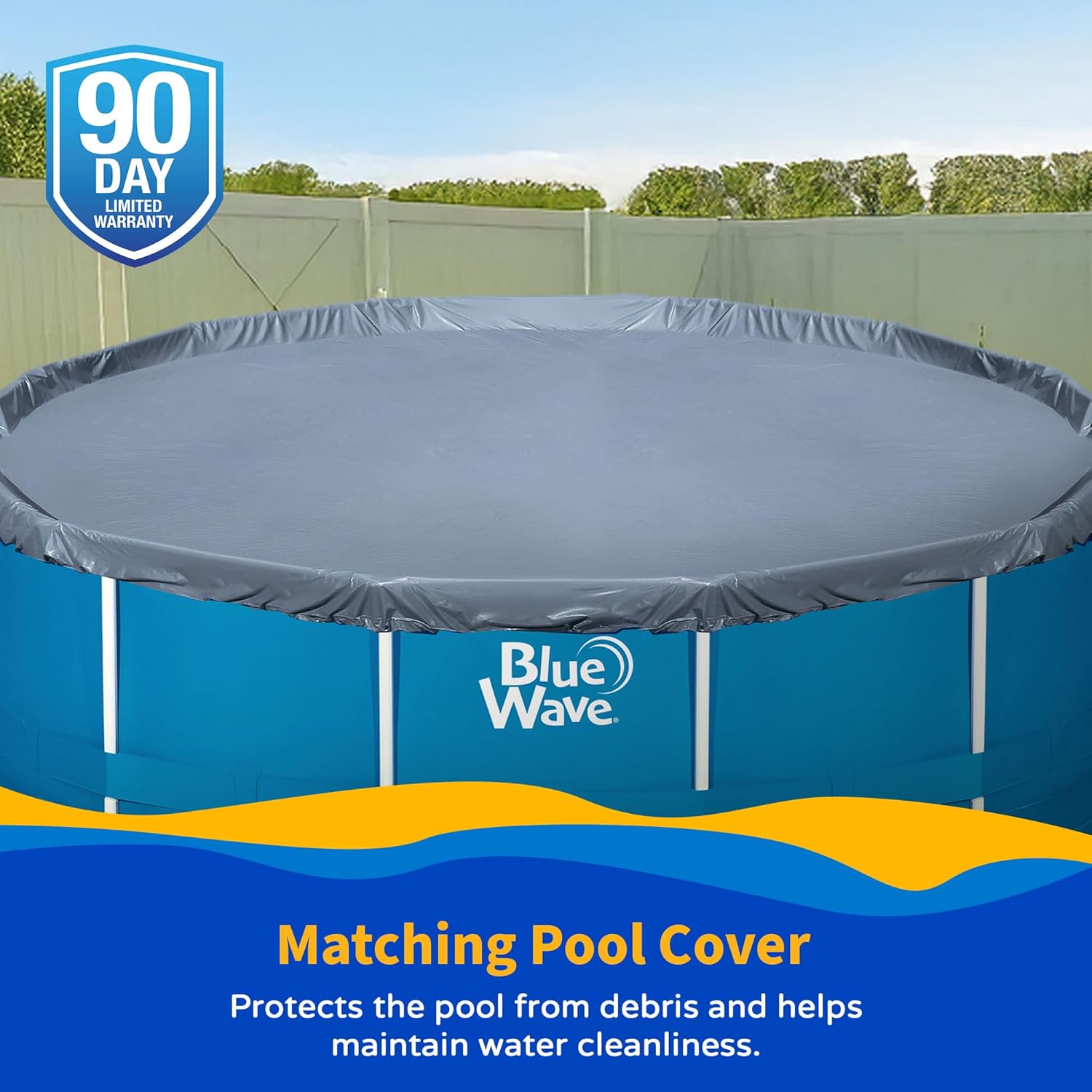 Blue Wave Laguna Pool with matching cover