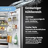 Haier 3D 60 Serie 5 Frigorifero Combinato 3 Porte 414 Litri (289 Frigo + 125 Freezer), Air Surround, Cassetti Accesso Diretto, Wi-Fi App hOn, Classe D, 205 x 59,5 x 66,7 cm (AxLxP), Inox, HTW5620DNMG - 3