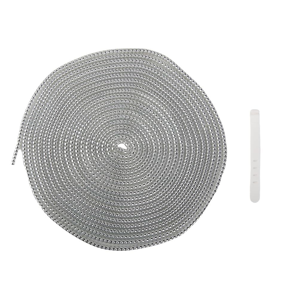 QLD COVER 4.8M(15.75FT) Spiral Cable Protector, Multicolor Suitable for Most Phone/Pad/Laptop USB Wire Cord Savers Protection Cover Anti-break Wrap Charger Data Line Cables Sleeves, Laser Silver