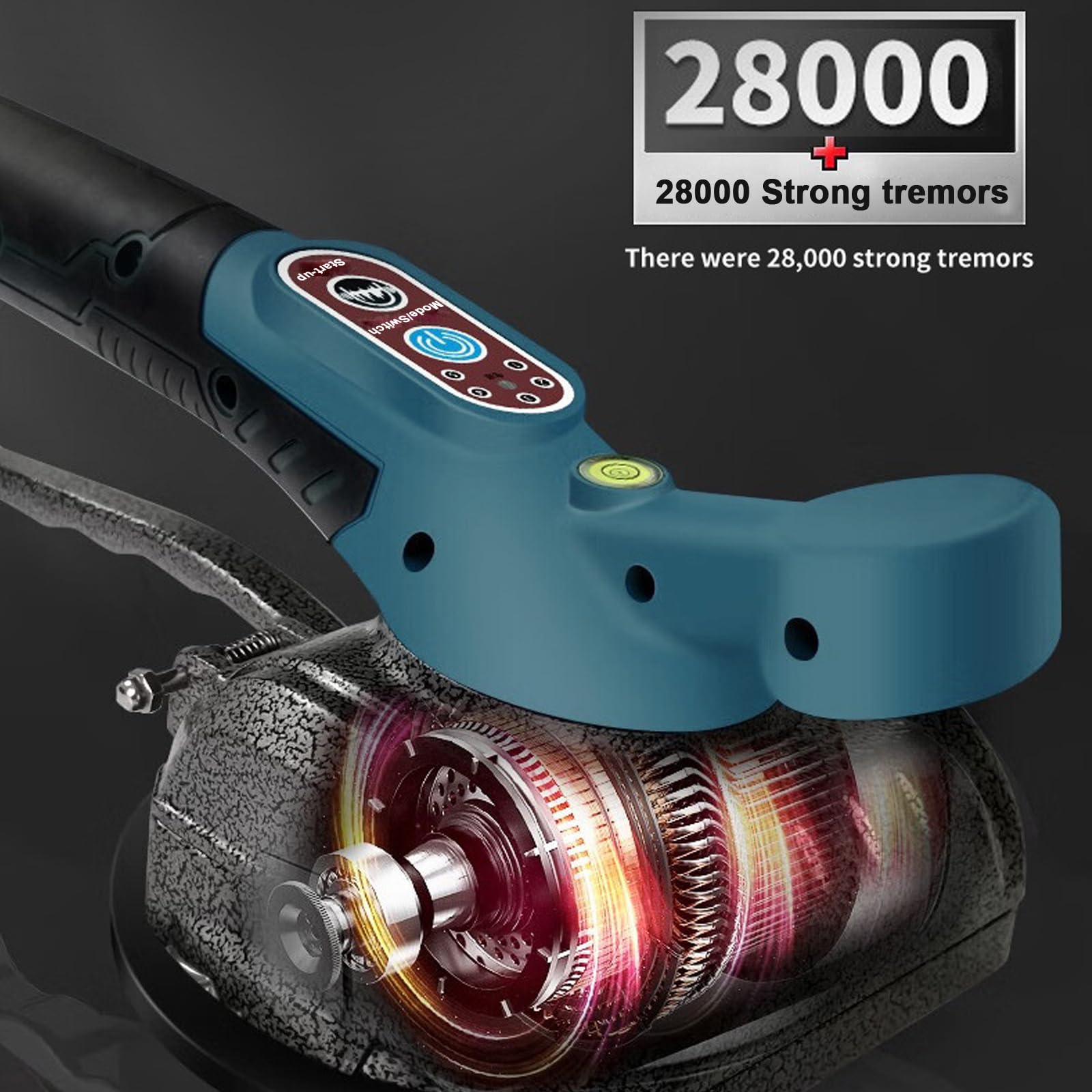 Makita 18V Fliesenleger Maschine Elektrische Fliesen Vibrator 4,7x4,7 einstellbar 100kg Aufnahmekapazität 39 Zoll (ohne Batterie)