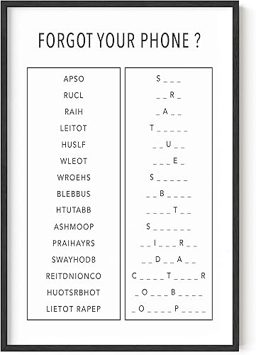 Miniatura 150 de HAUS AND HUES Decoración Divertida de Baño – Arte de Pared de Barba y Mullet, Letrero Humorístico de Baño, Impresión de Pared Divertida para Baño o