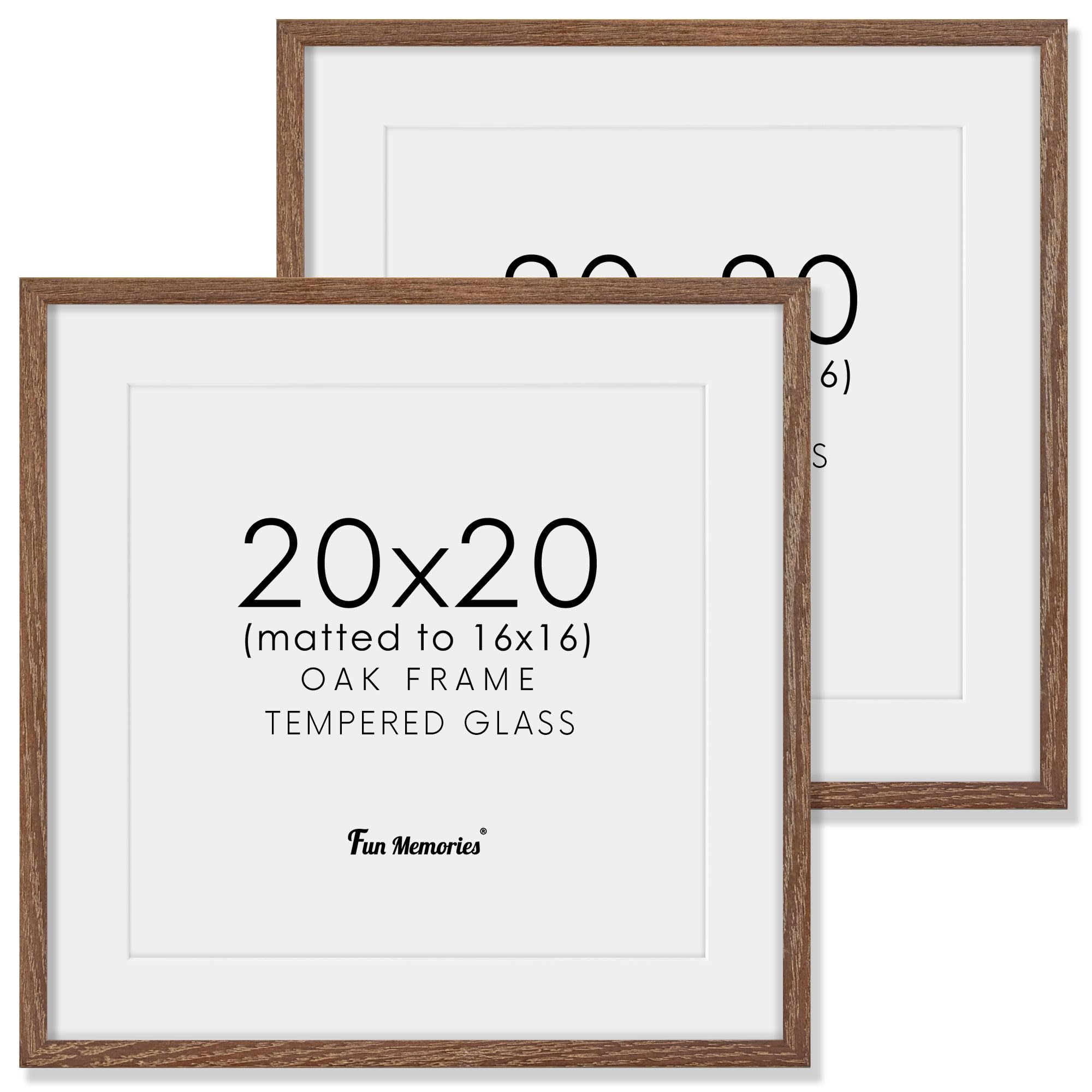 Amazon.com - Fun Memories 20x20 Square Picture Frames, Rustic