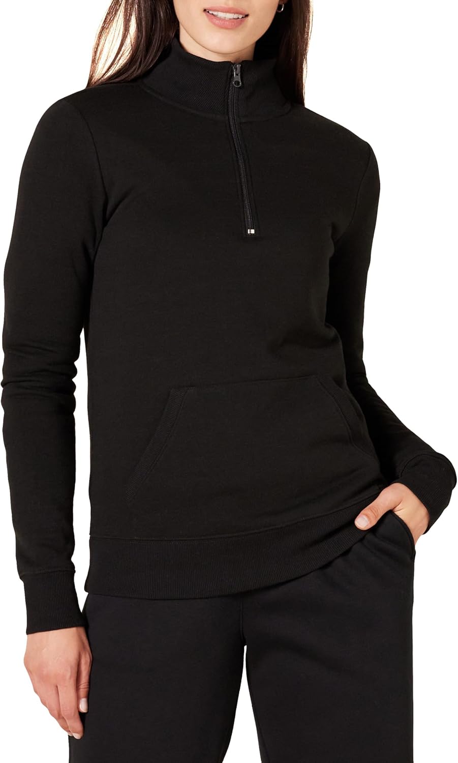 Cozy Plus Size Women’s Fleece Quarter-Zip Top by Amazon Essentials Cozy Plus Size Women’s Fleece Quarter-Zip Top by Amazon Essentials
