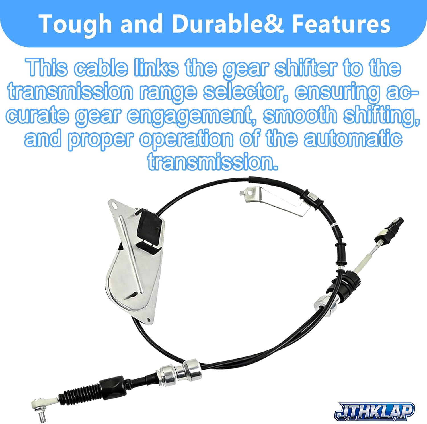 33820-02600 Automatic Transmission Shift Control Cable Compatible with Toyota Corolla 2009 2010 2011 2012 2013 1.8L & 2.4L Base LE S XLE XRS Replace 33820-12D30 Gear Shifter Cable Assembly