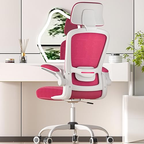 Miniatura 15 de Mimoglad Silla de Oficina, Silla de Escritorio Cómoda - Silla Ergonómica de Computadora de Respaldo Alto con Soporte Lumbar Ajustable