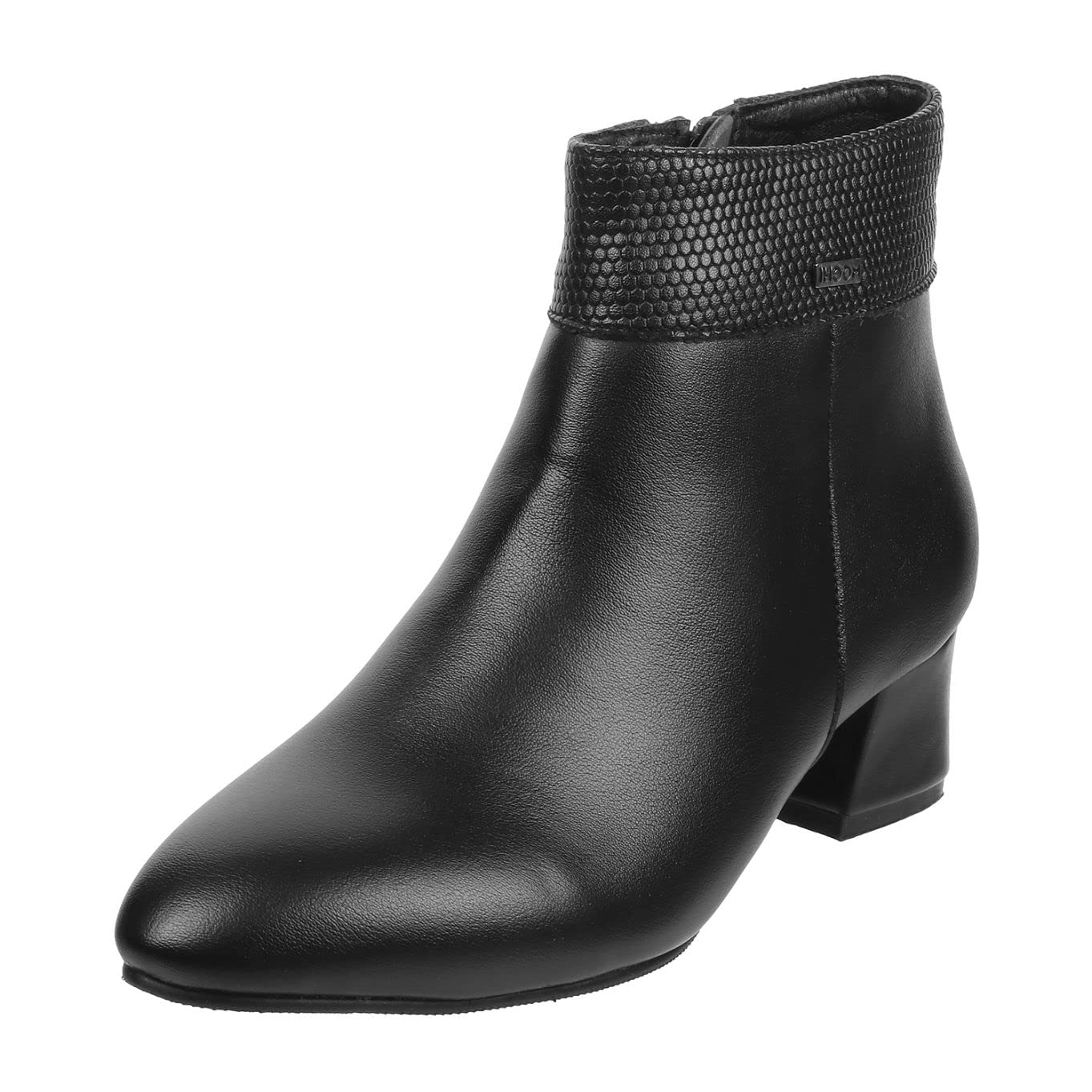 Mochi Womens Black Faux Leather Heeled Fashion Chelsea Ankle Boots UK/4 EU/37 (31-82) (B0BQ329FZS) Amazon Price History, Amazon Price Tracker