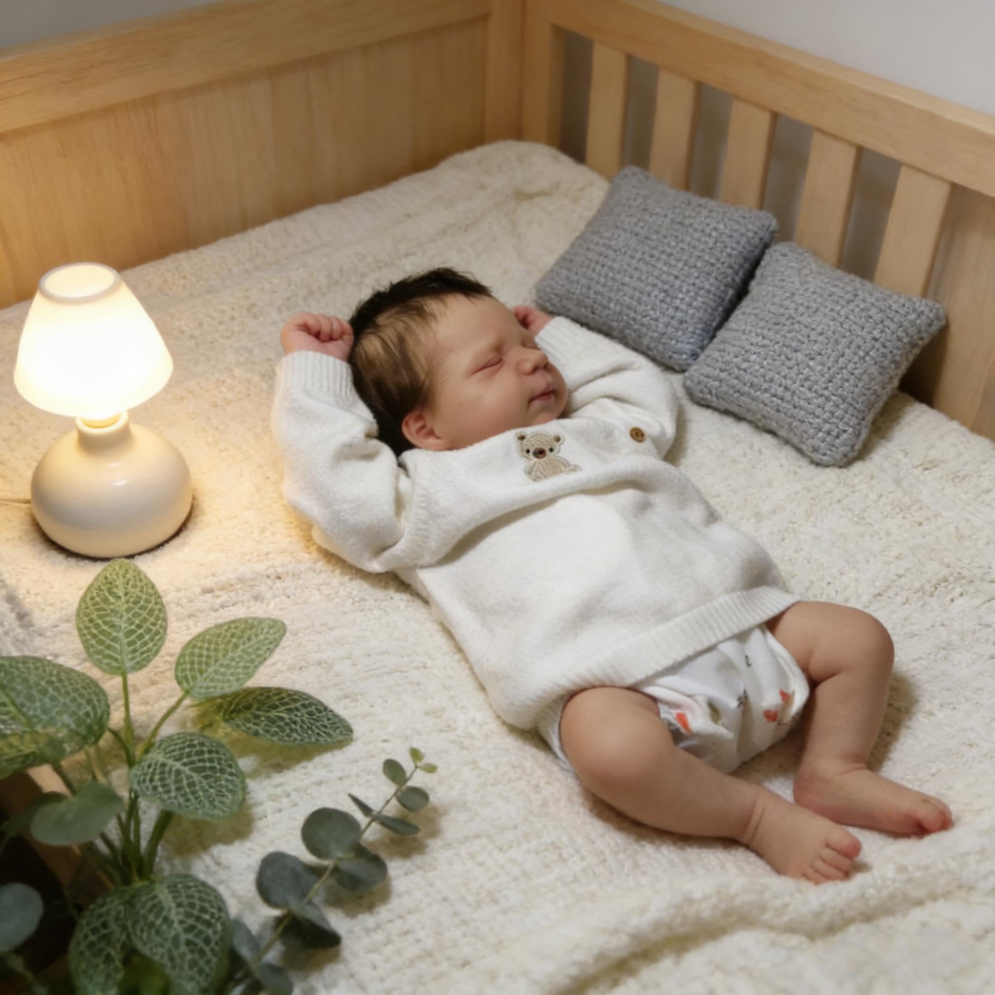 Reborn Baby Dolls silikonowe na całe ciało, 45 cm, śpiąca, realistyczna lalka noworodka, miękka, winylowa, prawdziwe życie, Reborn lalki z akcesoriami do zabawek