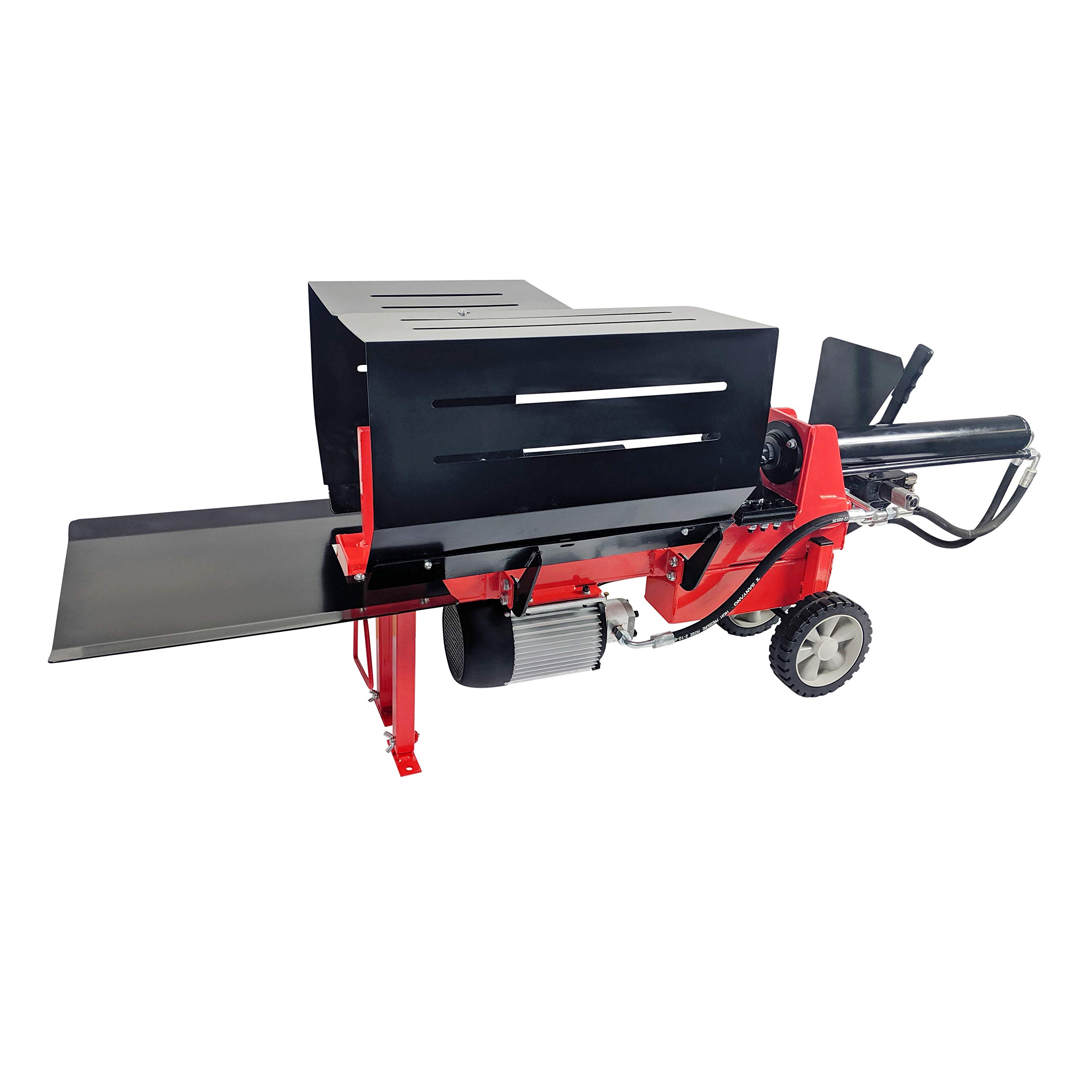 Holzspalter liegend | 8 Tonnen Holzspalter | Elektrisch 230V Holzspalter | Hydraulik Holzspalter | Premium Liegend Holzspalter | CROSSFER® (8 Tonnen (230V))