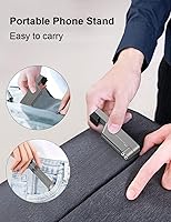 Vista 5 de MONEER - Soporte para teléfono celular, soporte para teléfono de escritorio, soporte plegable y portátil para iPhone, soporte para teléfono celular