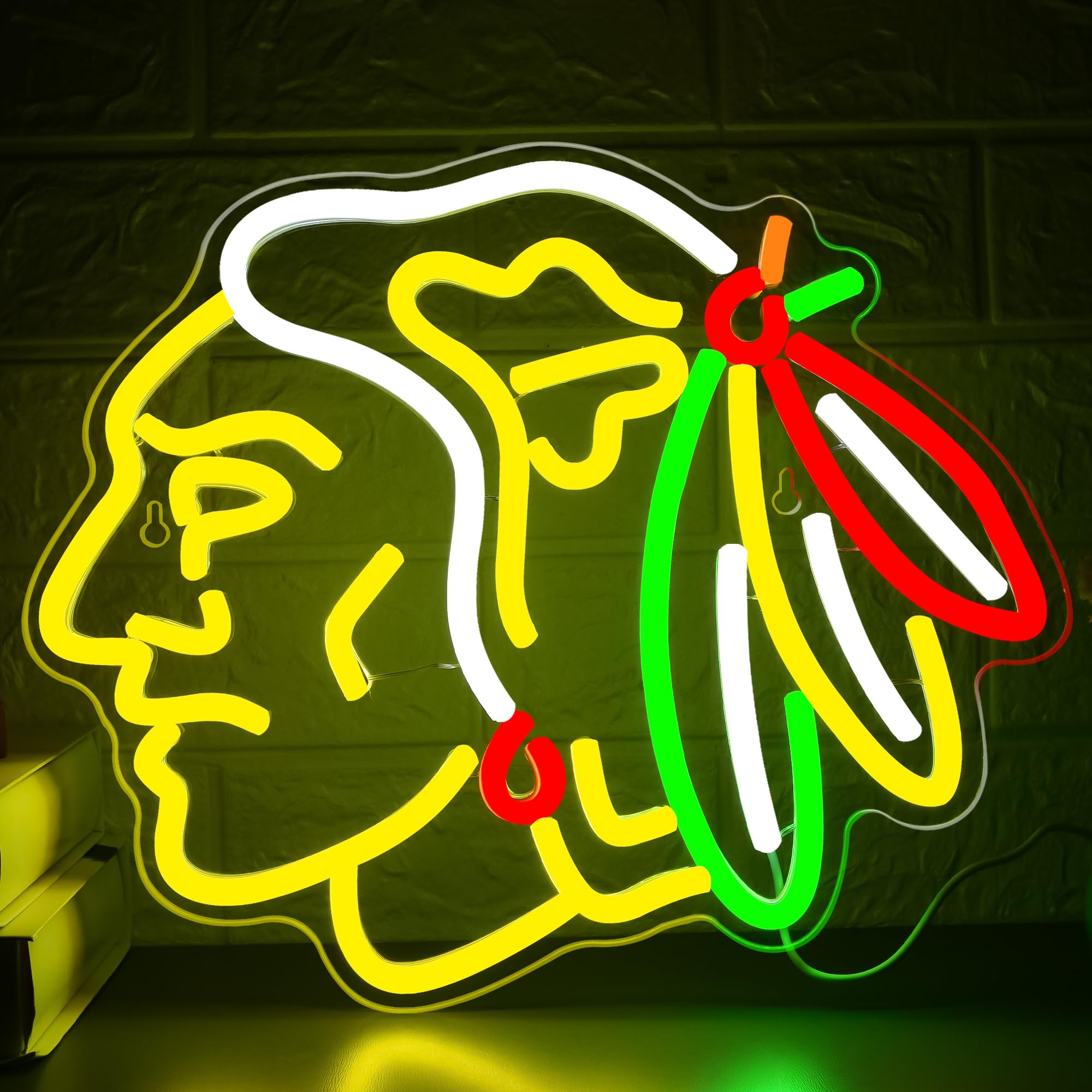 Ice Hockey Neon Sign for Wall Decor Hockey Team LED Neon Light for Man Cave โ image 1
