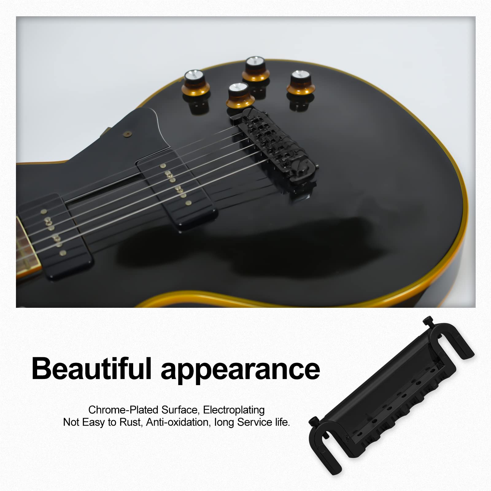 SAPHUE Wraparound Bridge Tailpiece Intonatable Combo for...