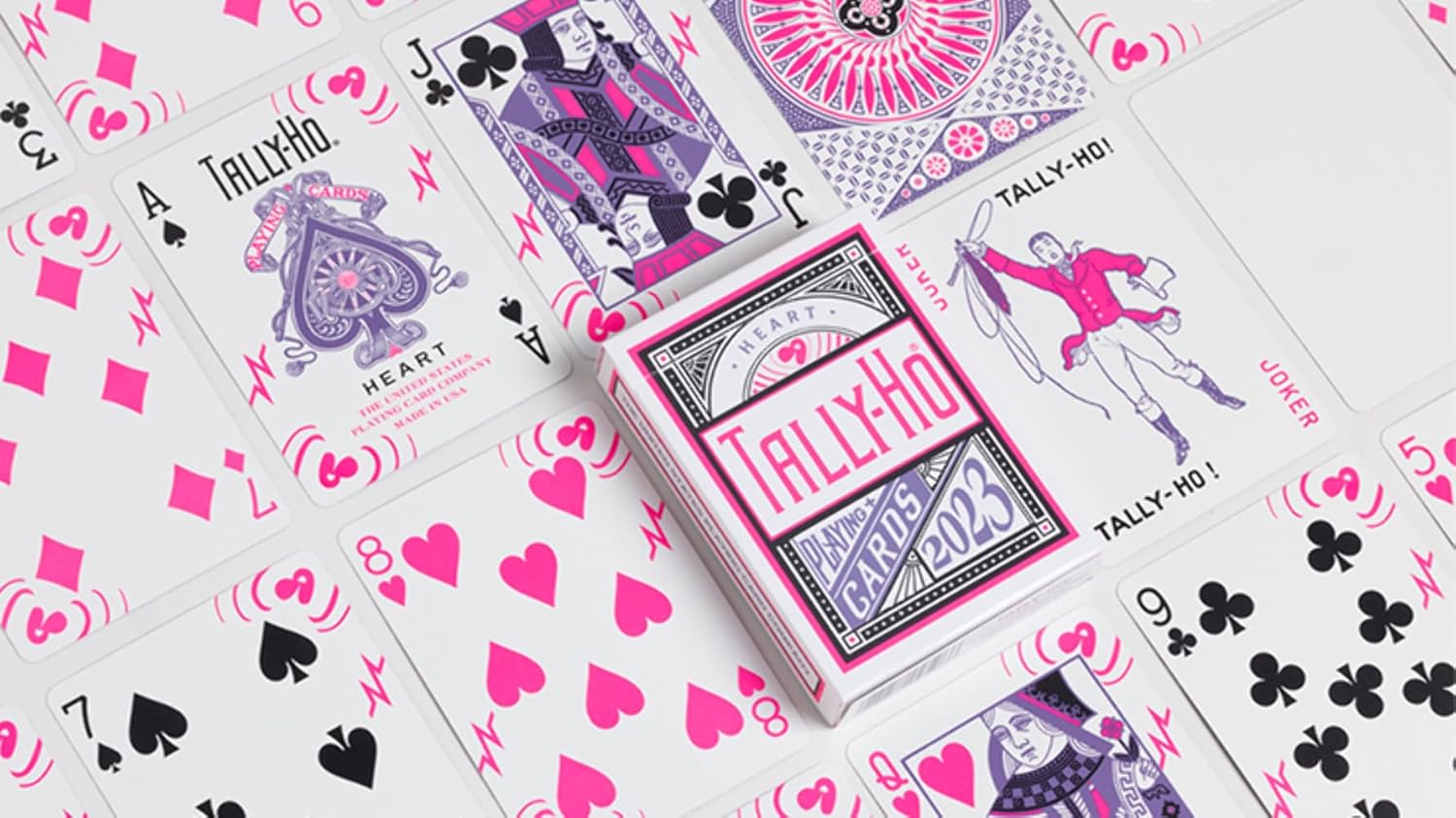 Murphy's Magic Supplies, Inc. Tally Ho Circle Back Heart Playing Cards by US Playing Card Co.