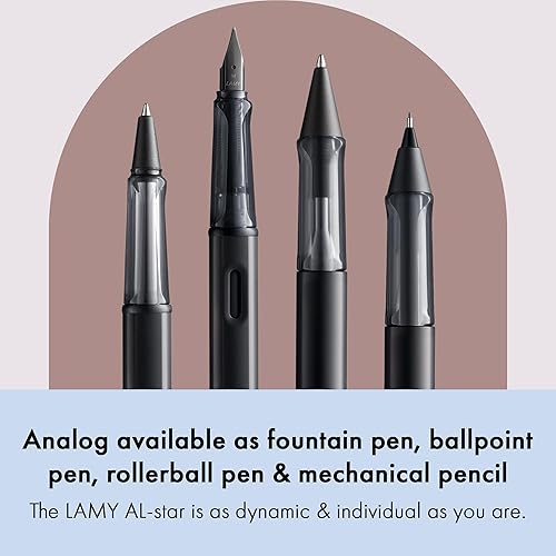 Miniatura 8 de LAMY AL-Star EMR Black (punta POM) - Lápiz óptico para muchos dispositivos Android, lápiz táctil con agarre ergonómico, escritura y dibujo precisos