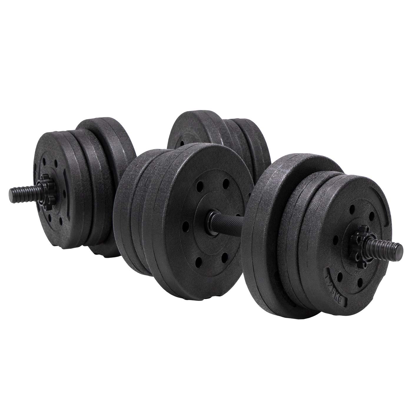 Hantle treningowe bitumiczne AbarQs (2x10kg)