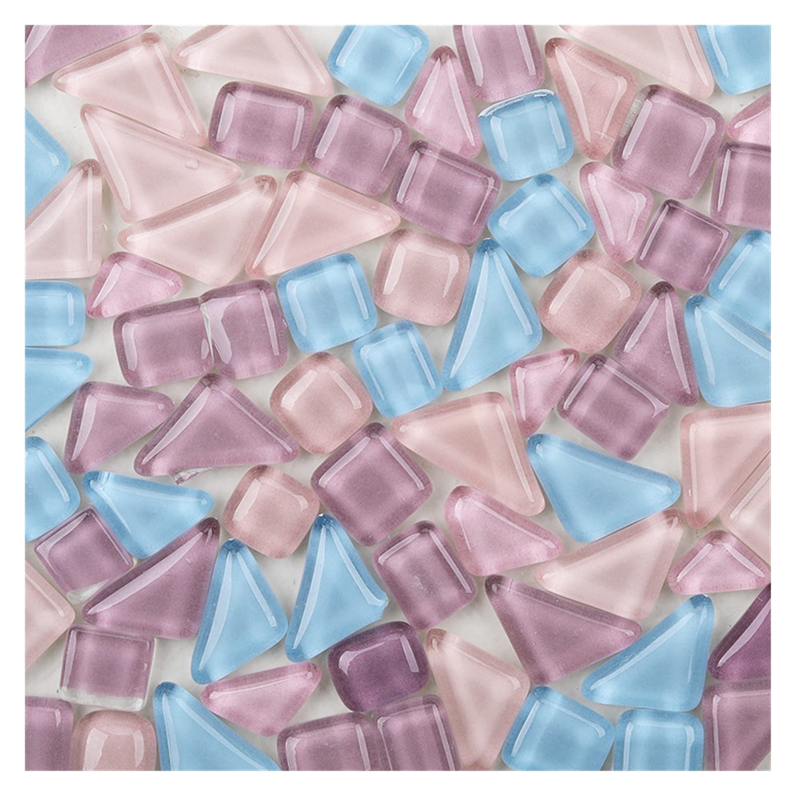 tessere di mosaico, tessere di vetro, Piastrelle a mosaico in vetro di forma irregolare da 900 g Materiali for la produzione artigianale di mosaici Piastrella for pareti a mosaico fai-da-te multicolor