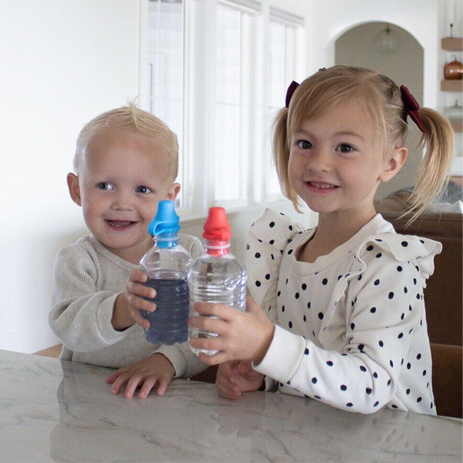 4 Pezzi Topper per Bottiglia d'Acqua,
