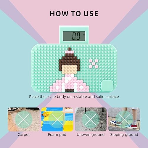 Miniatura 5 de Venugopalan Mini báscula personal para viajes, báscula de viaje para peso corporal, pequeña báscula digital portátil de peso corporal de baño,